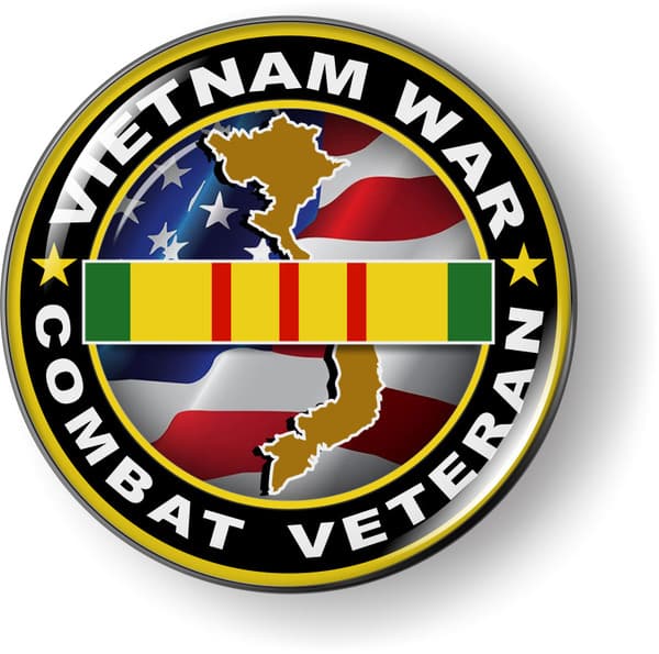 Vietnam War Combat Veteran Emblem